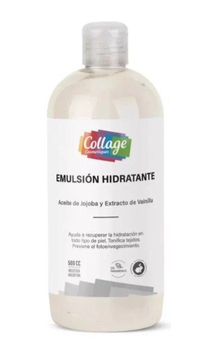Producto - Emulsion hidratante c/aceite jojoba y extr.de vainilla 500 cc Collage 12/25