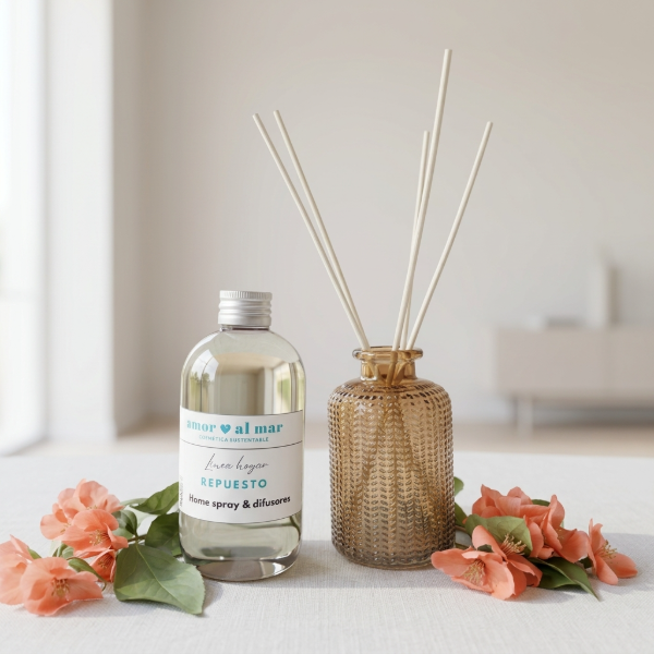 Producto - Difusor vidrio color miel