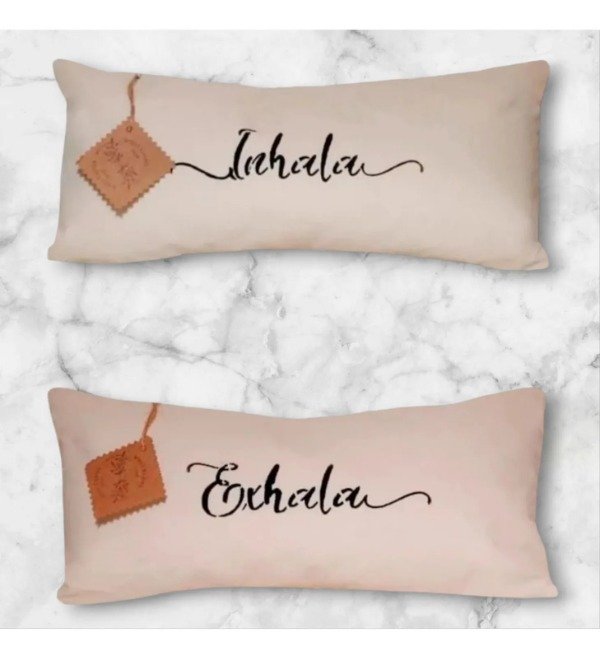 Producto - Pack Almohadón Decorativo Pintado 40x20 Relleno, Postural