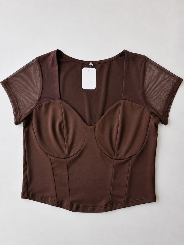 Producto - Top manga tul - 1