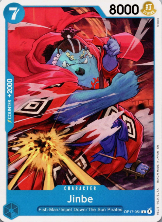 Producto - OP17-051 Jinbe (051) - The World's Strongest Warriors