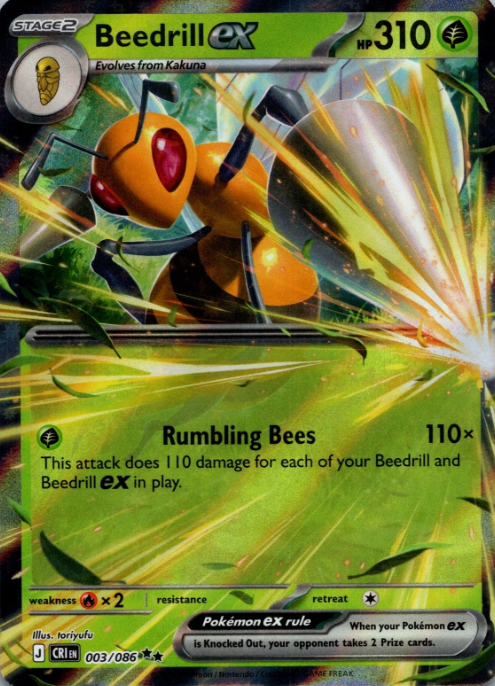 Producto - Beedrill ex 003/086 - Chaos Rising