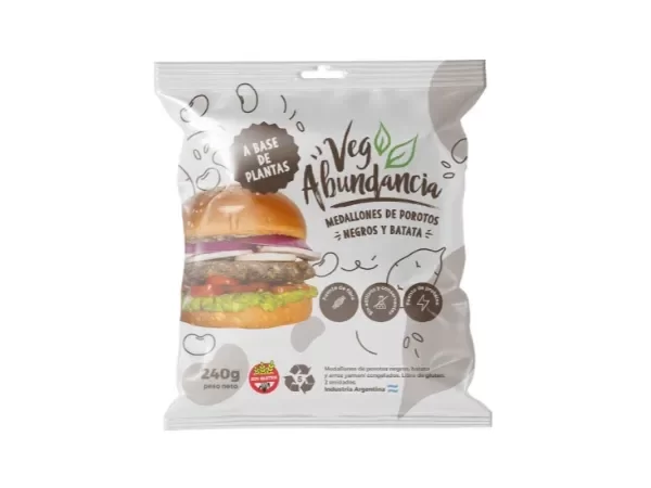 Producto - Medallones de porotos negros y batata