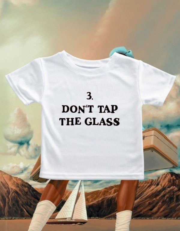 Producto - 3 - dont tap the glass - match baby tee