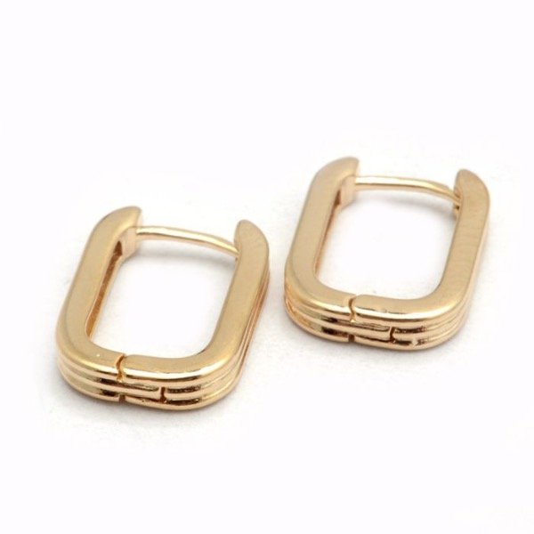Producto - Argollas Rectangular Tramado 1,2cm