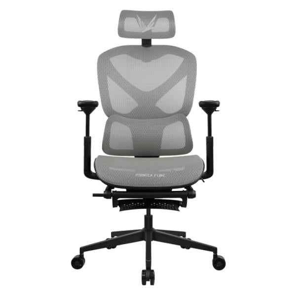 Producto - SILLA GAMER FORMULA V ERGOLUX 5 MESH LIGHT GREY
