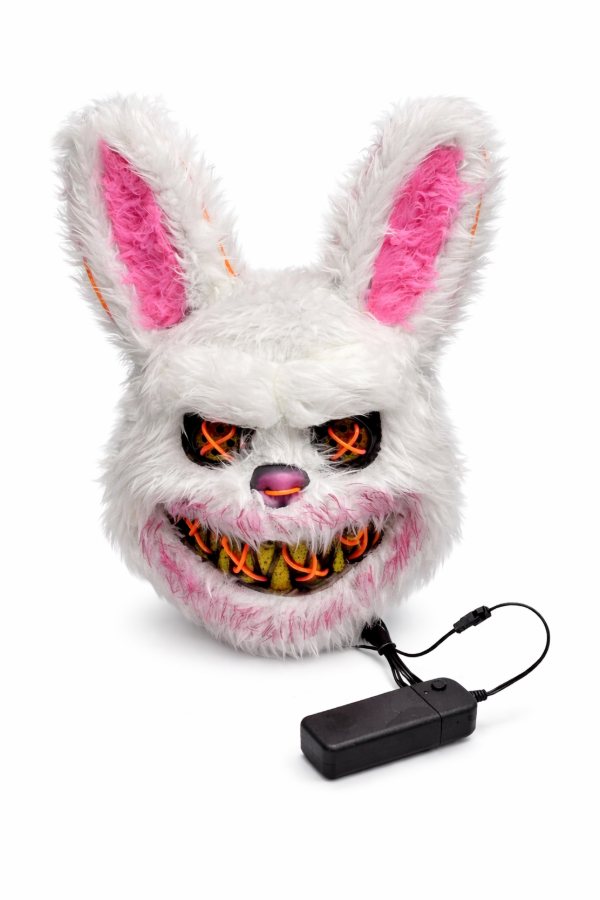 Producto - Mascara Conejo Con Luz Led Neon De Terror Halloween - 1