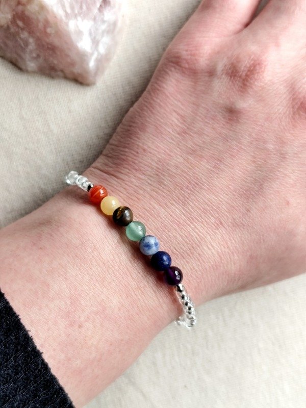 Producto - PULSERA 7 CHAKRAS - Mostacillas y piedras - 0