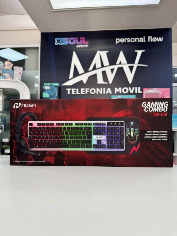 Producto - Kit Gamer 4 en 1 Noga NKB-413