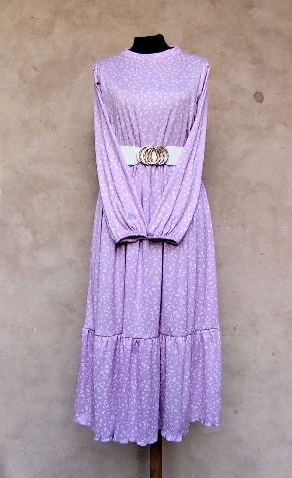 Producto - Vestido manga globo L  (Talle L a XXL)