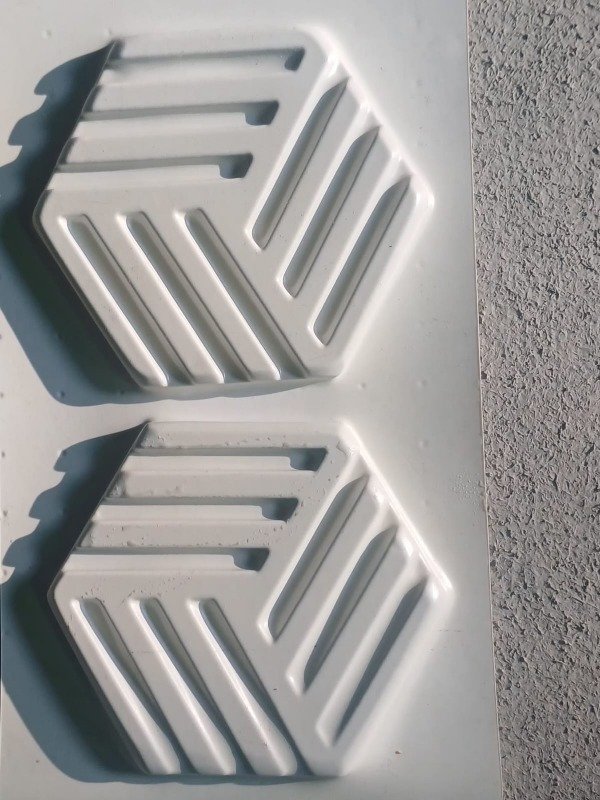 Producto - Molde Posavasos Hexa Trama