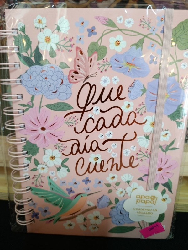 Producto - Cuaderno anillado A6 cada día