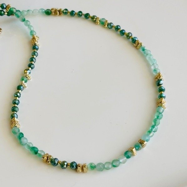Producto - Collar Aesthetic Cristal verde