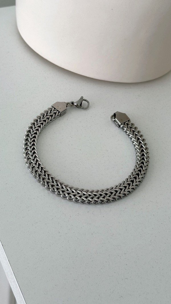 Producto - Pulsera cinta espiga ACERO Q