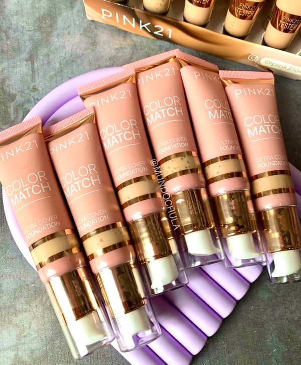 Producto - Base color match alta cobertura Pink21