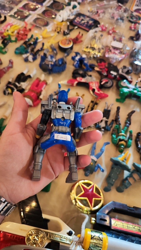 Producto - Power Rangers SPD Figura para Cuatriciclo sin Manos 12cm - 1
