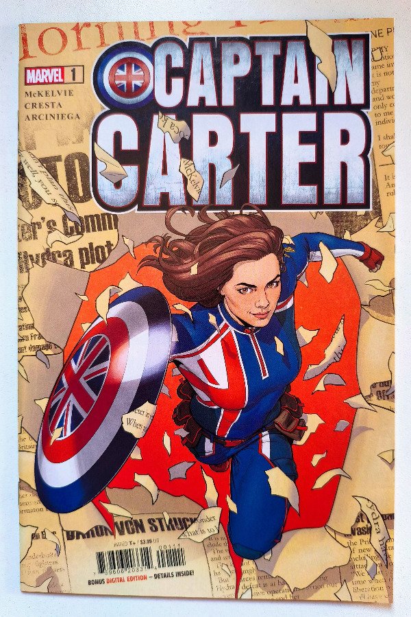 Producto - Captain Carter #1 (2022) - Primer número de la miniserie, portada homenaje