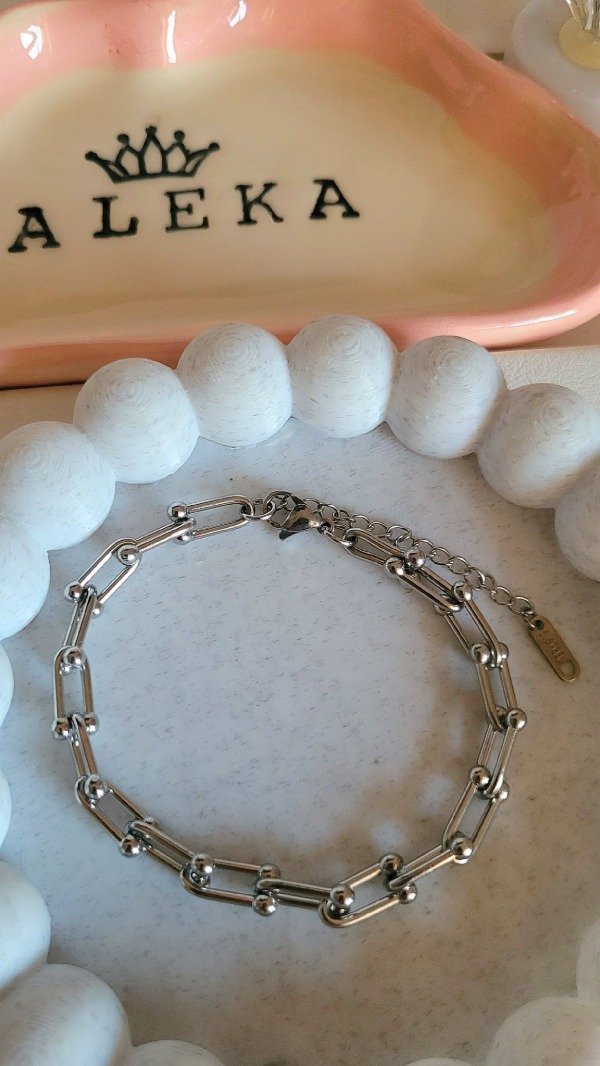Producto - Conjunto pulsera y aros tiffany de acero quirúrgico - 3