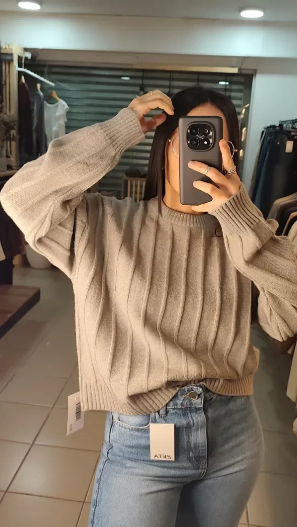 Producto - Sweater rayas gris - 1