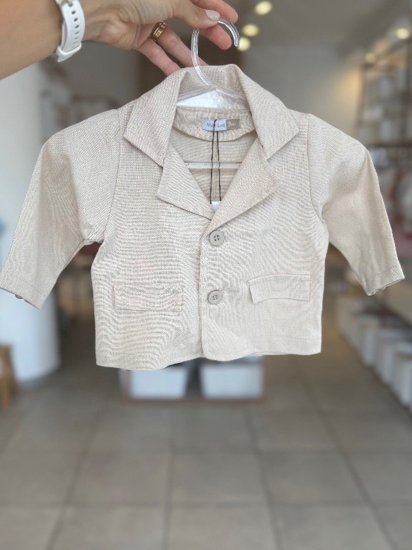 Producto - Saco BB Lino Beige