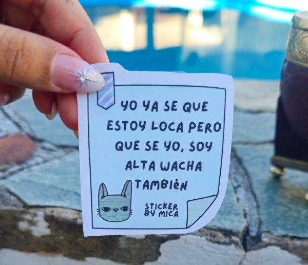 Producto - Sticker alta wacha