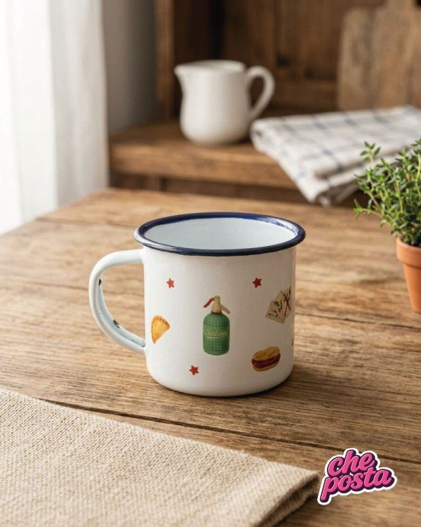 Producto - Mate enlozado 250 ml - Costumbres Argentinas