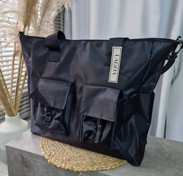 Producto - Bolso Gigy negro bolsillos