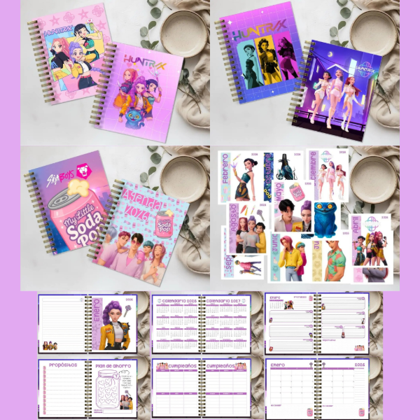 Producto - Pack Agendas Guerreras K-pop