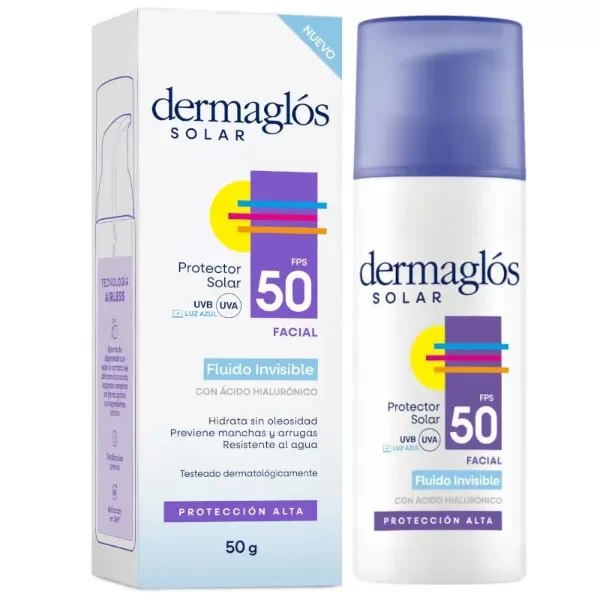 Producto - Dermaglos protector solar facial luz azul SPF 50