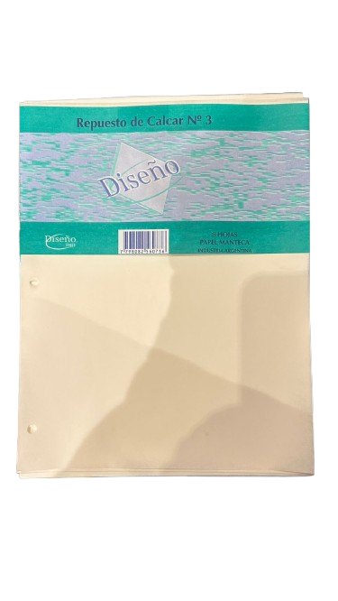 Producto - REPUESTO CALCAR N3 X8 HOJAS