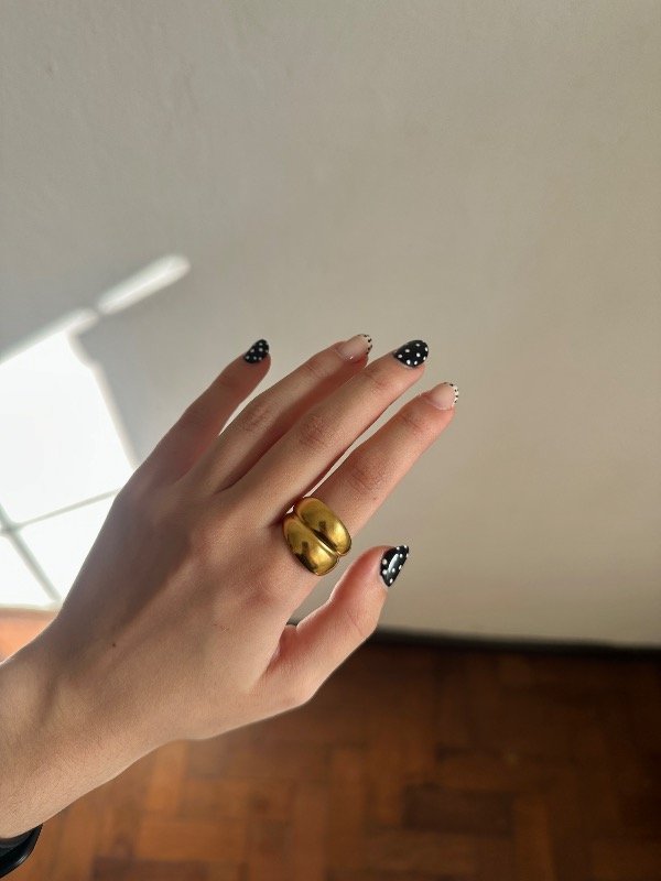 Producto - Anillo Noa Acero dorado