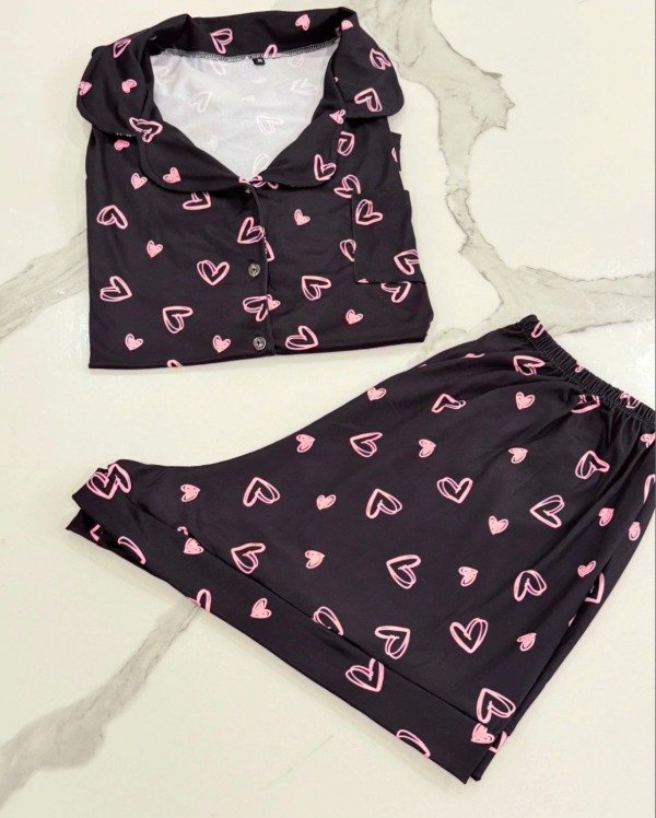 Producto - Pijama camiseros black