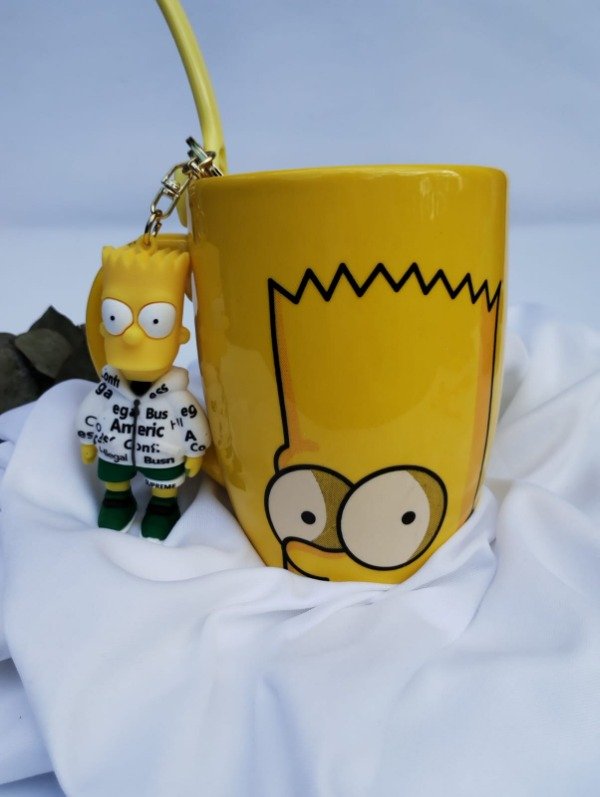 Producto - TAZA Y LLAVERO DE BART