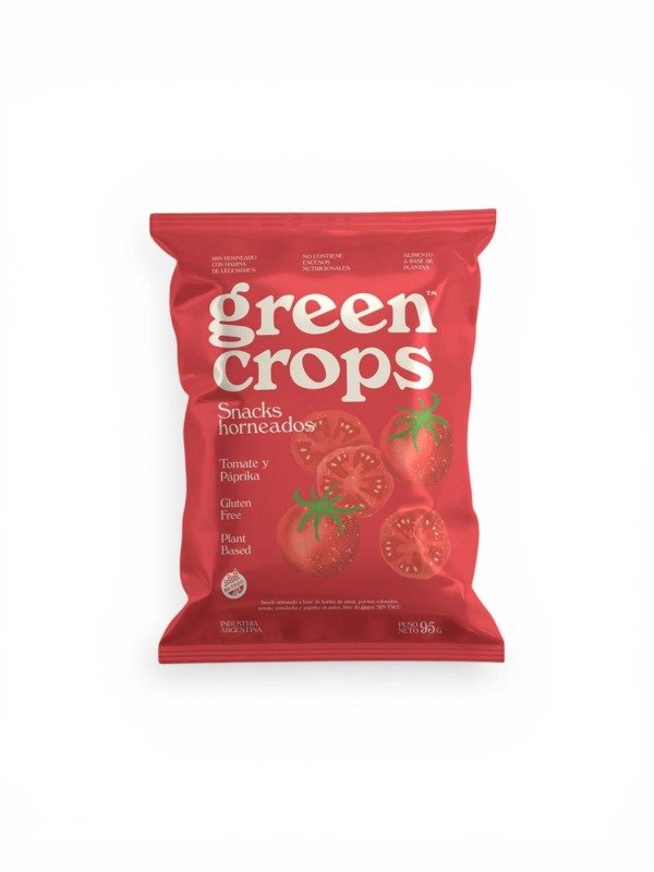 Producto - Snack Green Crops Tomate 45 g.