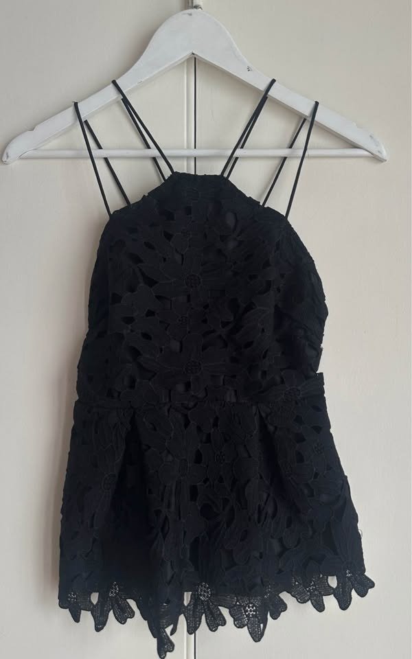 Producto - top de broderie espalda cruzada