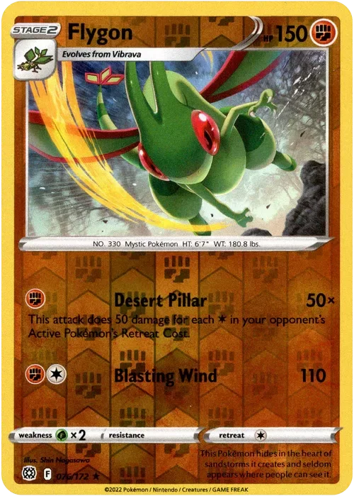 Producto - Flygon - 076/172 - Brilliant Stars - Reverse Holo