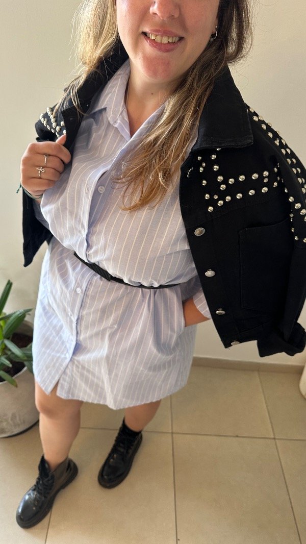 Producto - Campera Jean negra