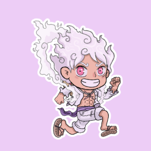 Producto - Stickers en vinilo - One Piece - Luffy Gear 5