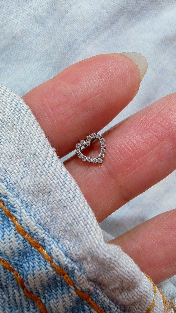 Producto - Solitario corazon calado TI