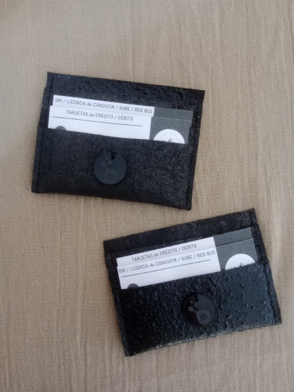 Producto - Tarjetero biocuero de carbón