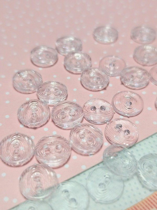 Producto - Botones transparente 12 mm