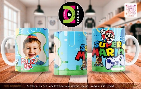 Producto - Taza Super Mario Bros - TZ-RT-BL-11OZ-401-MV-ANM-SMB