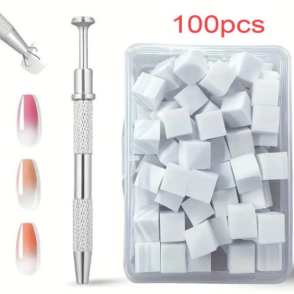 Producto - Set de esponjas + pinza de agarre para difuminar