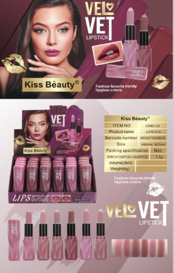 Producto - Labial en barra VEL VET nude