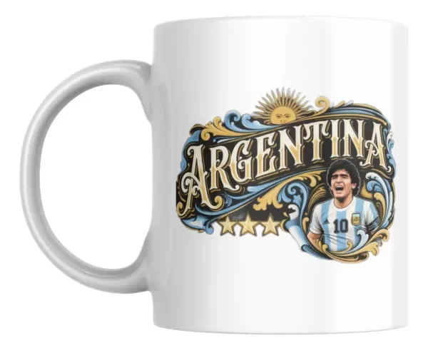 Producto - Taza - diego maradona seleccion argentina fileteado porteño - 0