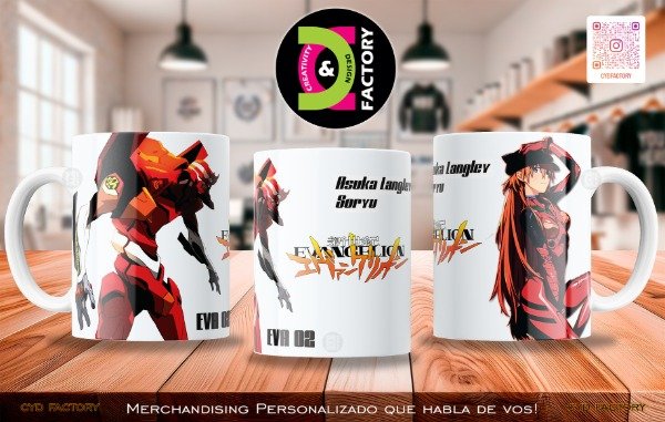 Producto - Taza - Anime - Neon Genesis Evangelion - TZ-RT-BL-11OZ-133-ANM-NGE