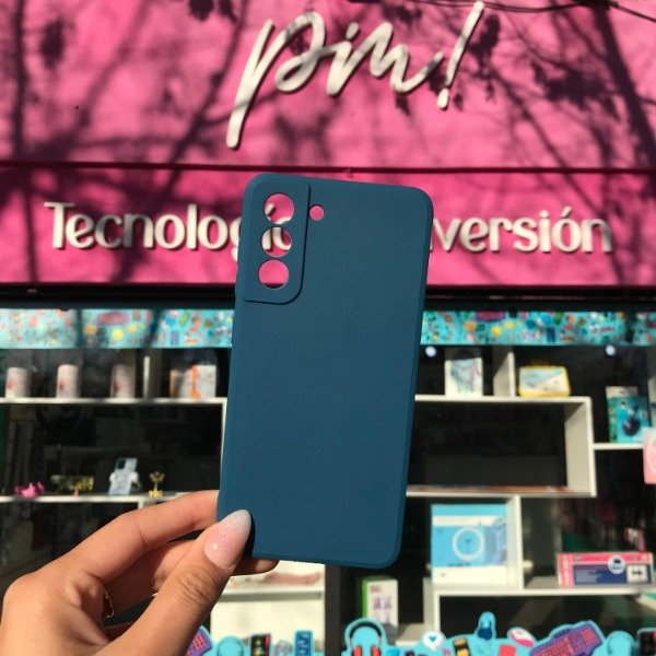 Producto - Samsung S21 Fe Silicone Case Azul Marino