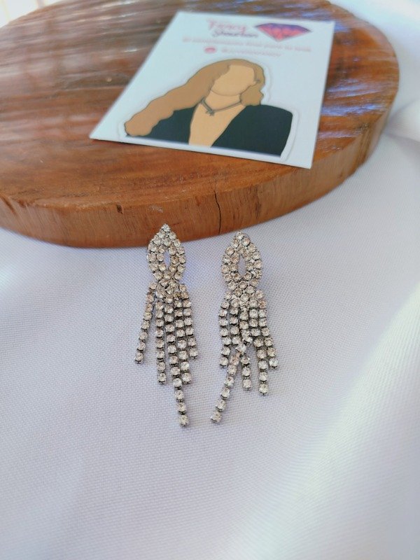 Producto - Aros fiesta gota plateado