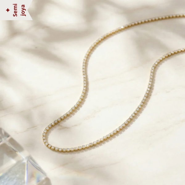 Producto - Gargantilla Tenis Gold - 0