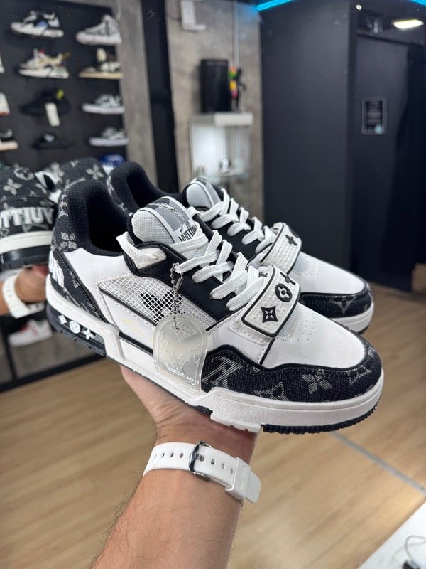 Producto - LV Trainer Black White Denim Monogram